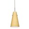 Besa Lighting Cierro Cord Pendant, Vanilla Matte, Bronze Finish, 1x9W LED 1JT-4124VM-LED-BR - alternate 1
